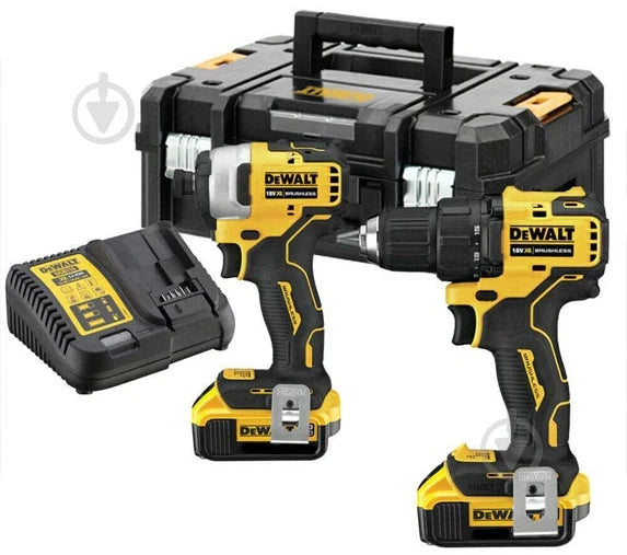 Kit perceuse-visseuse à percussion sans fil